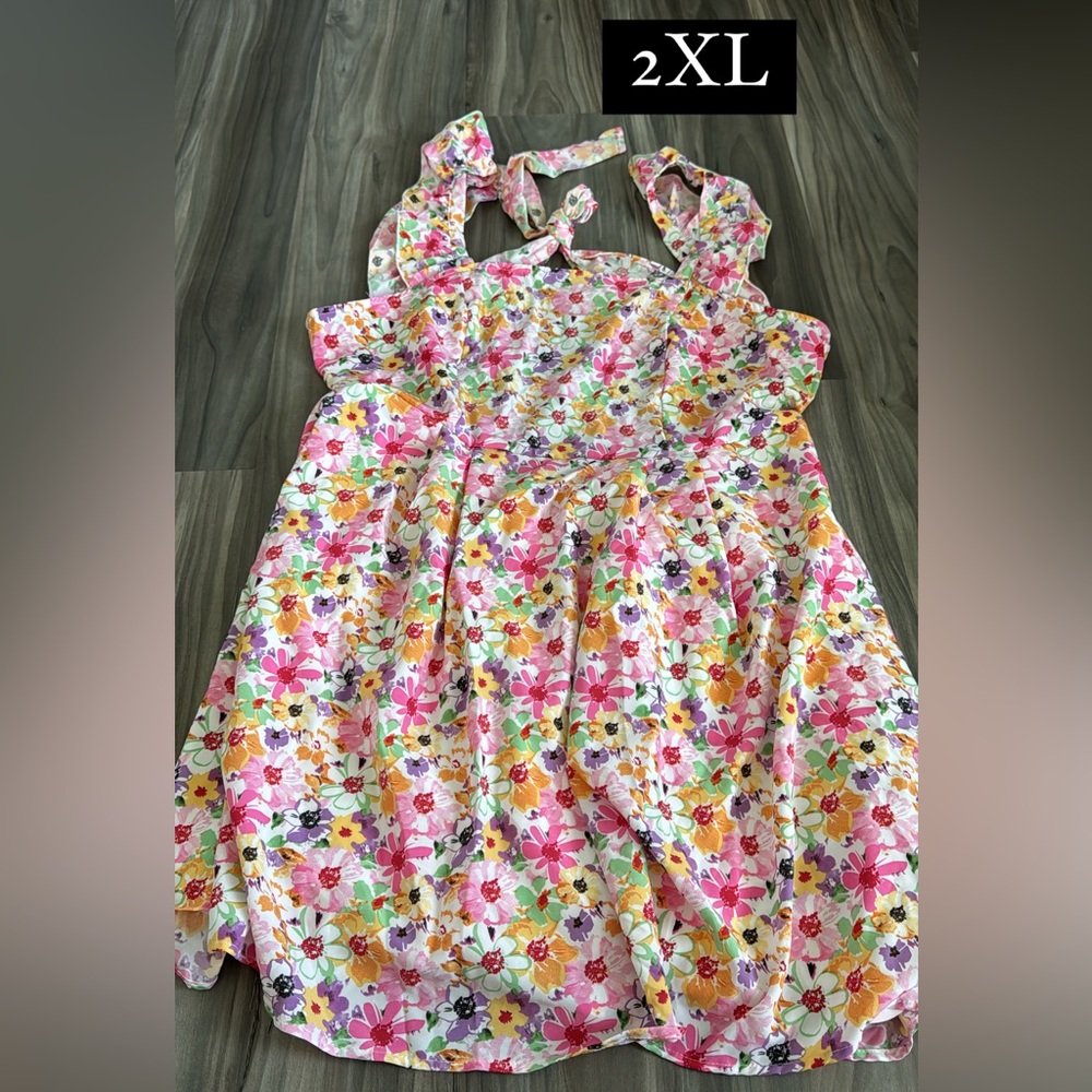 Shein 2XL flower dress